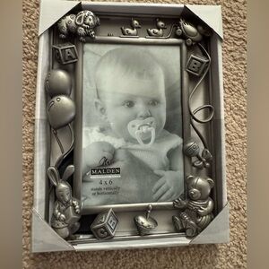 Malden Silver Baby Animal Picture Frame